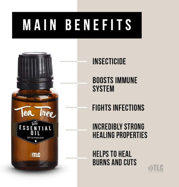 TLC Iaso Pure Tea Tree Essential Oil 0.5 Fl Oz. | 15 Ml Bottle