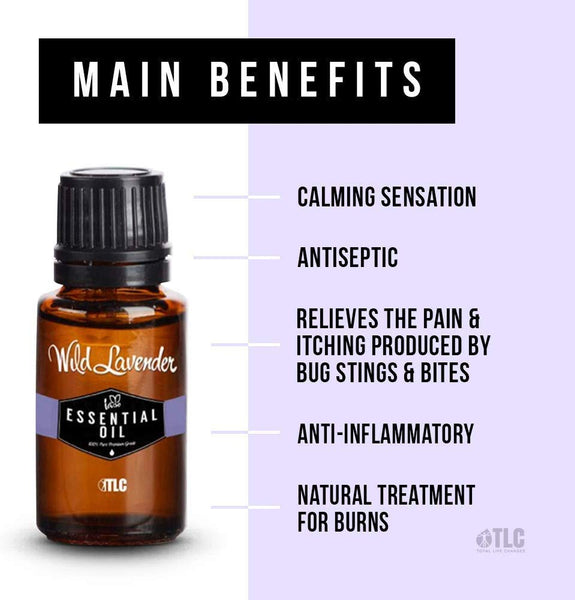 TLC Iaso Wild Lavender Essential Oil 0.5 Fl Oz. | 15 Ml Bottle