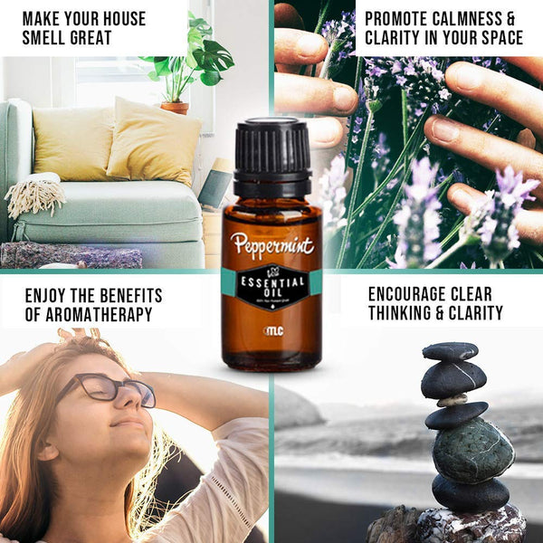TLC Iaso Peppermint Essential Oil 0.5 Fl Oz. | 15 Ml Bottle