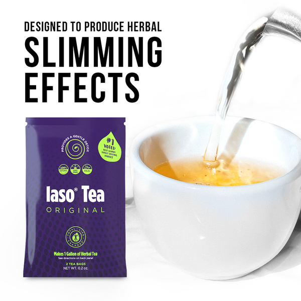 TLC Total Life Changes IASO Natural Herbal Detox Tea Bags - Single Pack (2 Tea Bags)