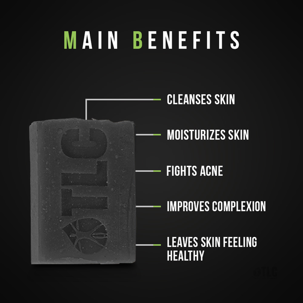TLC Iaso Essential Soap Bar with Activated Charcoal 4.5 Oz.