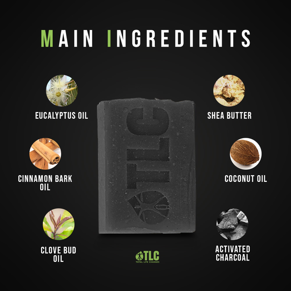 TLC Iaso Essential Soap Bar with Activated Charcoal 4.5 Oz.