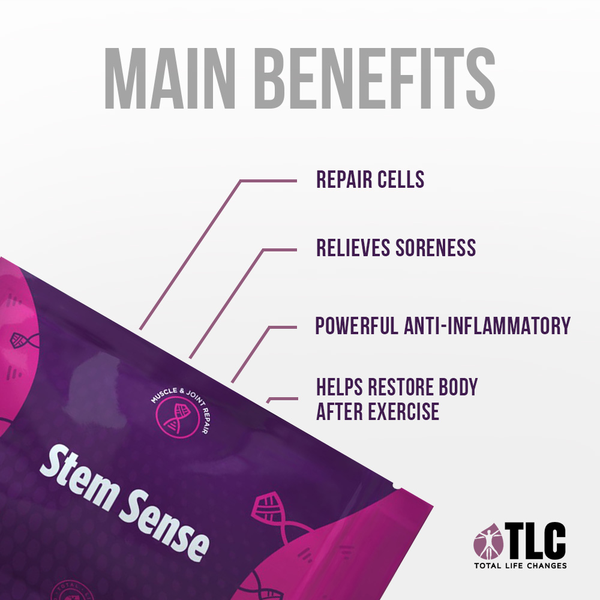 TLC IASO Stem Sense: Stem Cell Supplement | Mental & Physical Energy Boost | All Natural Extracts | 60 Vegetarian Capsules - Packaging May Vary for 2019