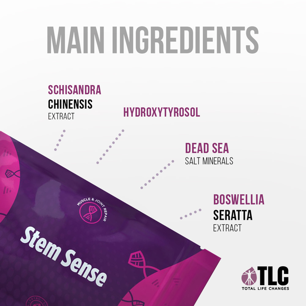 TLC IASO Stem Sense: Stem Cell Supplement | Mental & Physical Energy Boost | All Natural Extracts | 60 Vegetarian Capsules - Packaging May Vary for 2019