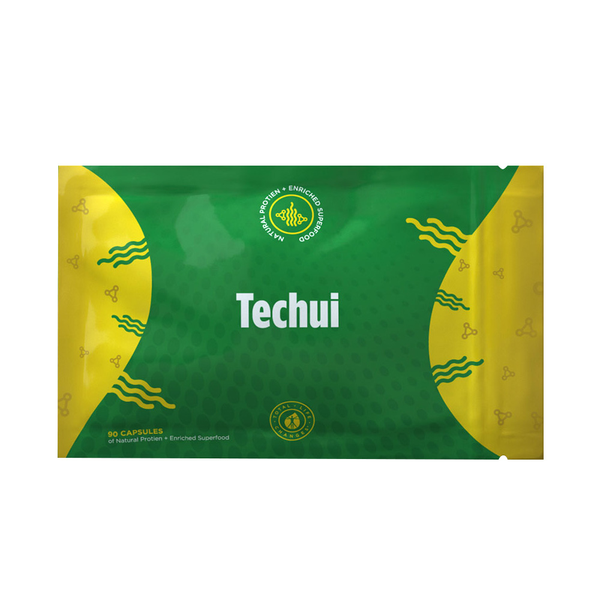 TLC IASO Techui: 100% Pure Spirulina Extract SuperFood Protein Supplement | 90 Capsules - Packaging May Vary 2019