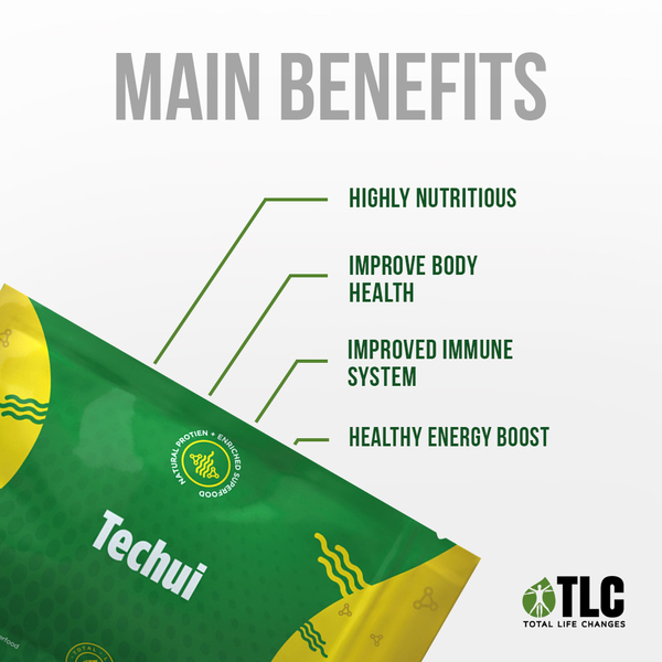 TLC IASO Techui: 100% Pure Spirulina Extract SuperFood Protein Supplement | 90 Capsules - Packaging May Vary 2019