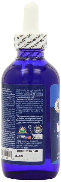 Trace Minerals Concentrace Trace Mineral Drops-Glass, 4-Ounce