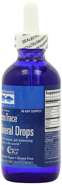 Trace Minerals Concentrace Trace Mineral Drops-Glass, 4-Ounce