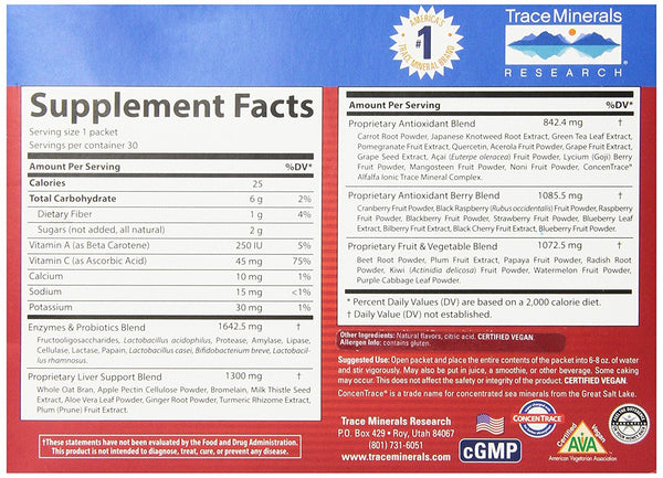 Trace Minerals Reds, 0.23 Ounce, 30-Count