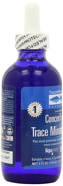 Trace Minerals Concentrace Trace Mineral Drops-Glass, 4-Ounce