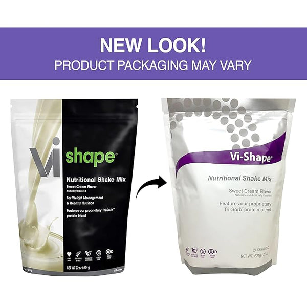 ViSalus Vi-Shape Nutritional Shake Mix (24 Serving Pouch) Sweet Cream Flavor - The Shake-Mix That Tastes Like Cake-Mix
