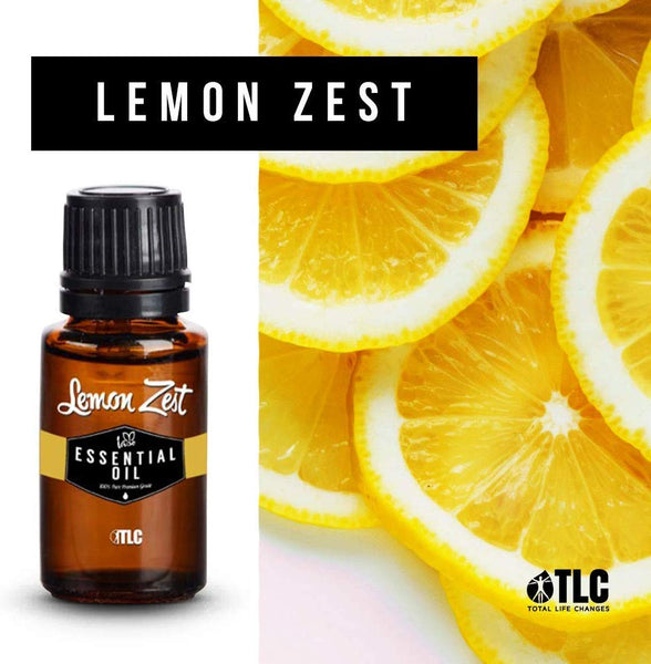 TLC Iaso Lemon Zest Essential Oil 0.5 Fl Oz. | 15 Ml Bottle