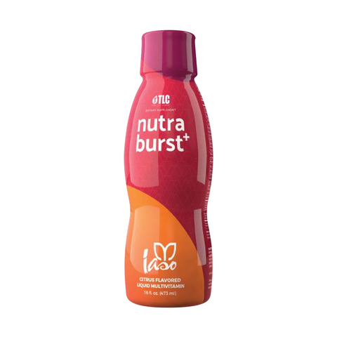 TLC IASO Nutra Burst+ Multivitamin Liquid Citrus Flavored 32 Servings 16 Fl Oz | 470ml
