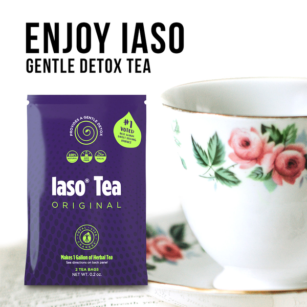 TLC Total Life Changes IASO Natural Herbal Detox Tea Bags - Single Pack (2 Tea Bags)