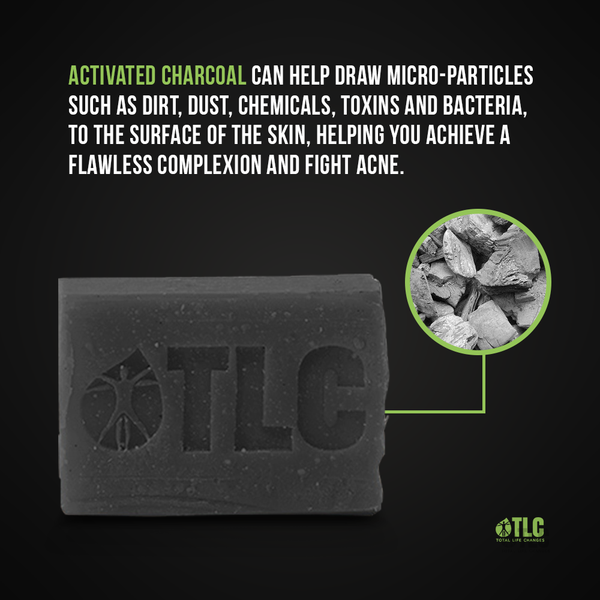 TLC Iaso Essential Soap Bar with Activated Charcoal 4.5 Oz.