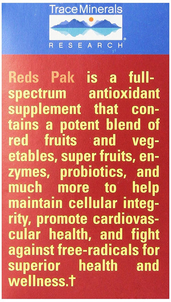 Trace Minerals Reds, 0.23 Ounce, 30-Count