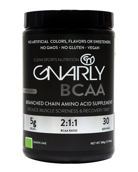 Gnarly BCAA Workout Supplement || All Natural Muscle Recovery (Lemon Lime)