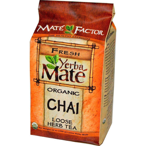 Mate Factor Yerba Organic Chai Loose, 12 Ounce