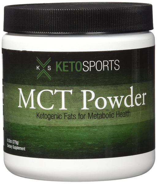 KetoSports MCT Powder, Ketogenic Fats for Metabolic Health, 270g