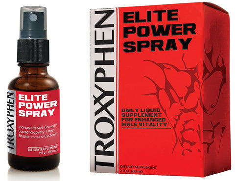 Troxyphen Elite Power Spray | Ultimate Muscle Building Liquid | Improve Strength and Speed Recovery Time | 1 Bottle - 30 Day Supply