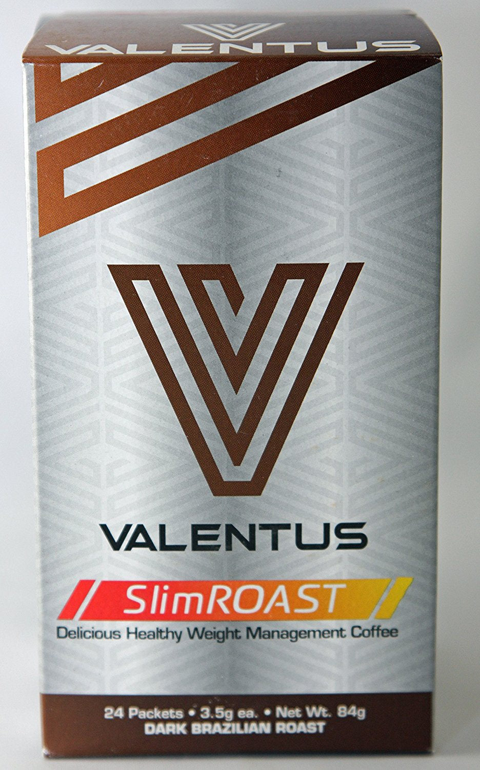 Valentus Slim Roast Weight Loss Coffee (Dark Brazilian Roast) - 24 Packets