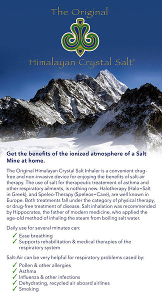 Original Himalayan Crystal Salt Inhaler