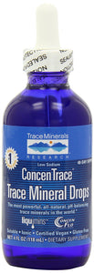 Trace Minerals Concentrace Trace Mineral Drops-Glass, 4-Ounce
