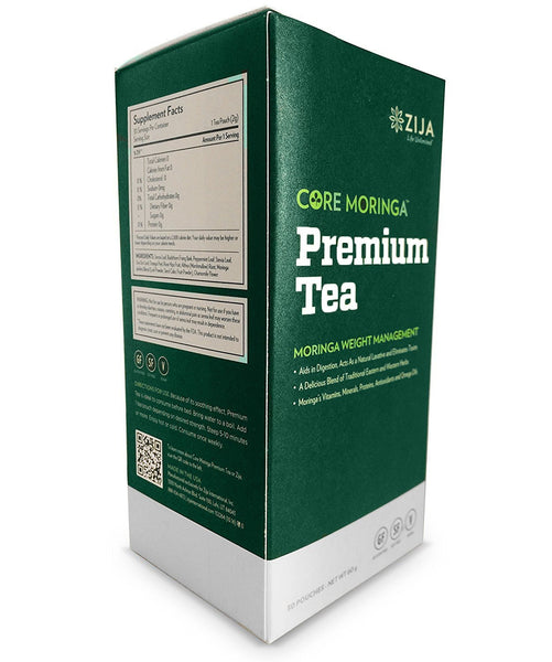 Zija Core Moringa Premium Weight Management Tea - 30 Packets
