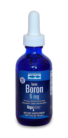 Trace Minerals Liquid Ionic Boron, 6mg, 2 oz