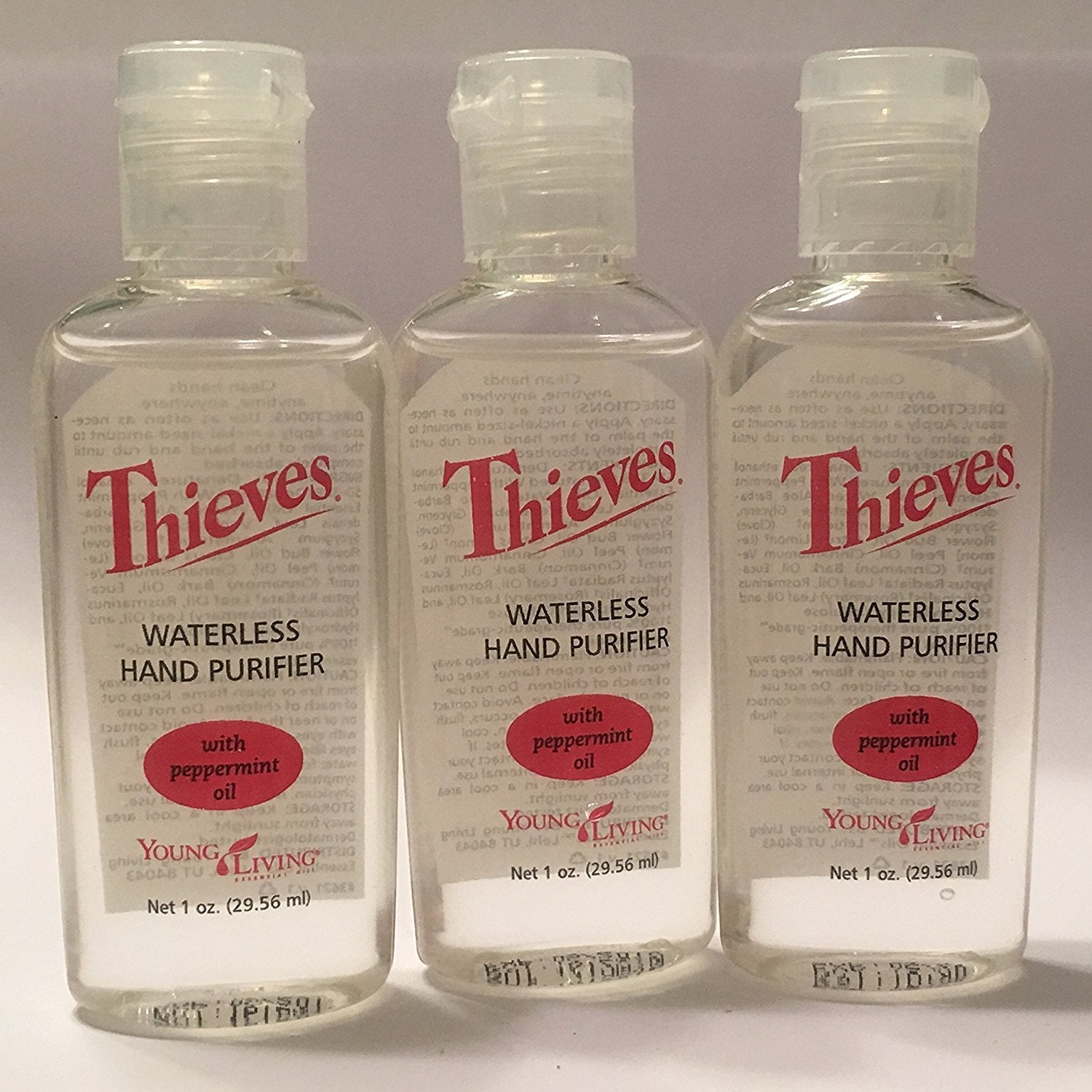 Thieves Hand Purifier by Young Living - 3 pack, 1 fl. oz. ea