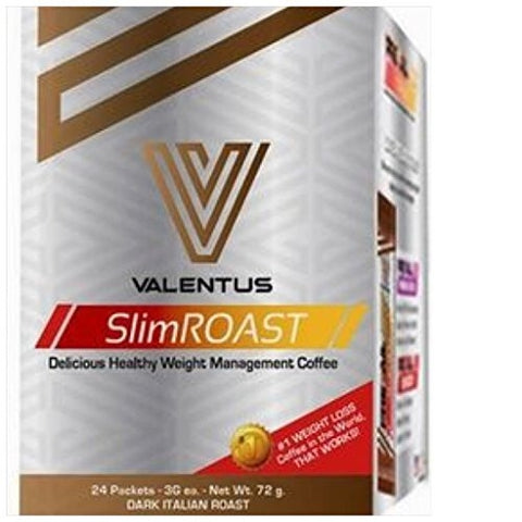 Valentus Slim Roast Weight Loss Coffee (Italian Roast) - 24 Packets