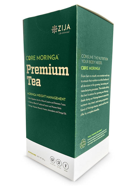 Zija Core Moringa Premium Weight Management Tea - 30 Packets