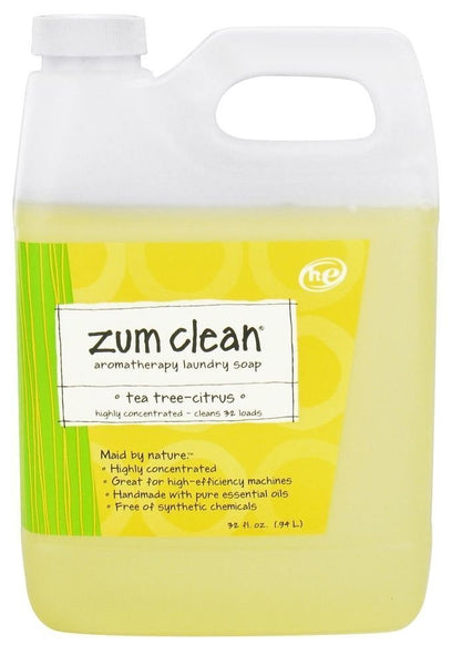 Indigo Wild Zum Clean Laundry Soap, Tea Tree-Citrus, 32 Fluid Ounce