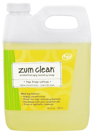 Indigo Wild Zum Clean Laundry Soap, Tea Tree-Citrus, 32 Fluid Ounce