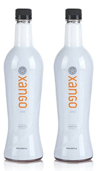Xango Juice 2 Bottles Mangosteen Juice Made From the Whole Mangosteen Fruit (Rind and All), Xango Juice Is Filled with Biologically Active Compounds and Phytonutrients—including Xanthones, Catechins, Flavonoids and Proanthocyanidins—to Support Respirato