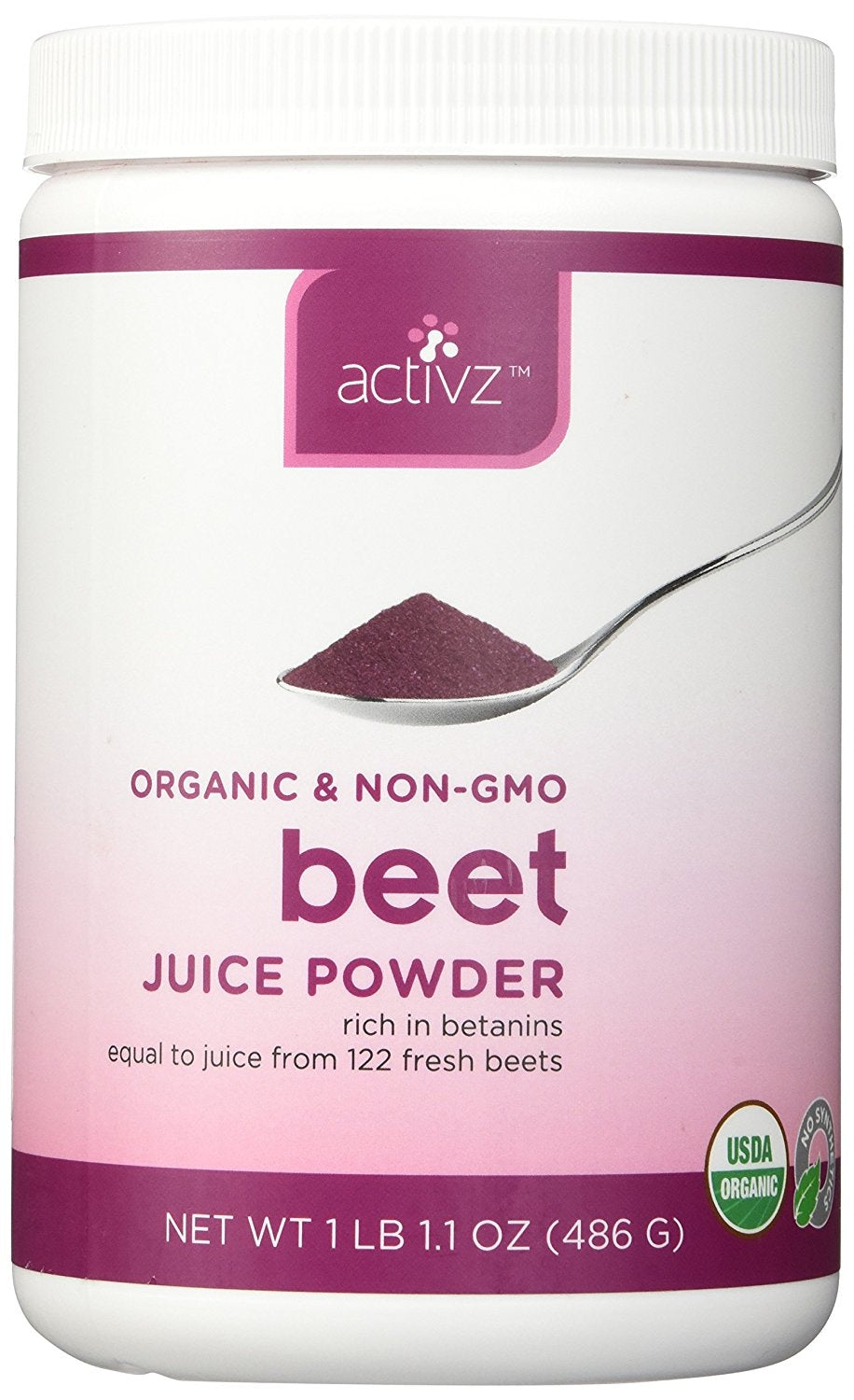 Organic Whole Beet Juice Powder by Activz, 1 lb 1.1 oz (486 g)