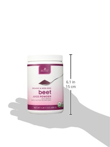 Organic Whole Beet Juice Powder by Activz, 1 lb 1.1 oz (486 g)