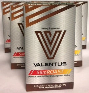Valentus Slim Roast - 6 boxes of 24 Packets