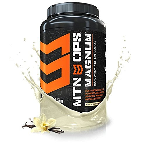 MTN OPSMagnum Whey Protein Powder, Post-Workout Muscle Growth and Recovery, Vanilla Flavor, 32 Servings per Container