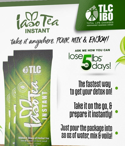 iaso instant weight loss tea - 60 count